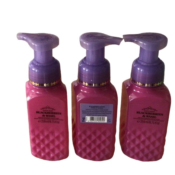 Bath & Body Works Bath & Body 3 White Barn Blackberries Basil